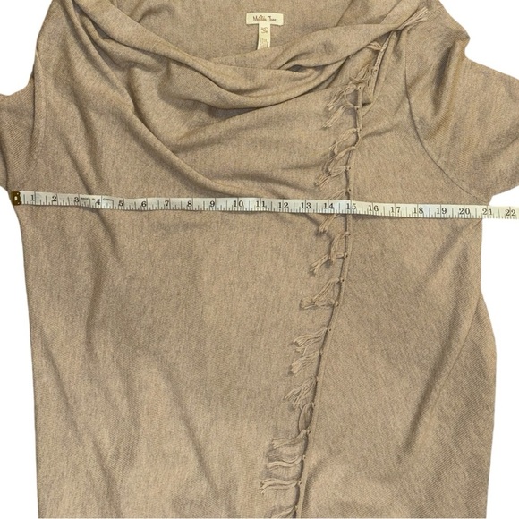 Matilda Jane Come On Over Cardigan Size Medium Fringe Tassel Hem - Picture 9 of 11